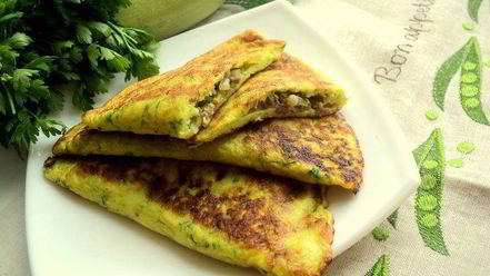 Рецепт чебуреков из кабачка