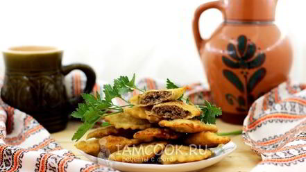 Рецепт чебуреков из заварного теста
