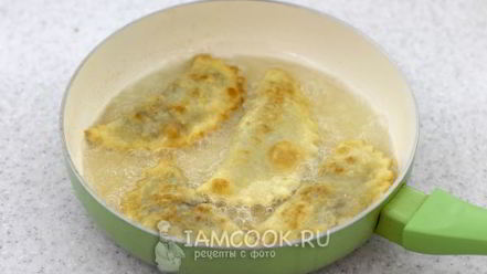 Рецепт чебуреков из заварного теста