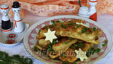 Рецепт чебуреков с мясом и сыром