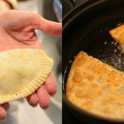 Рецепт Чебуреков с мясом на минеральной воде