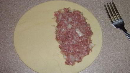 Рецепт чебуреков с мясом на минеральной воде