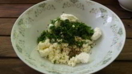 Рецепт чебуреков с творогом и зеленью