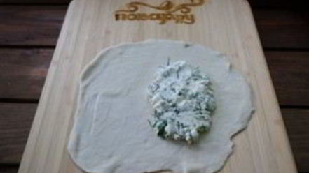 Рецепт чебуреков с творогом и зеленью