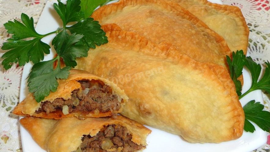 Рецепт чебуреков в духовке