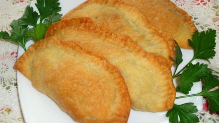 Рецепт чебуреков в духовке