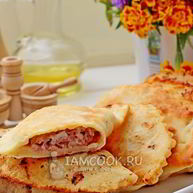 Рецепт Домашних чебуреков на кефире