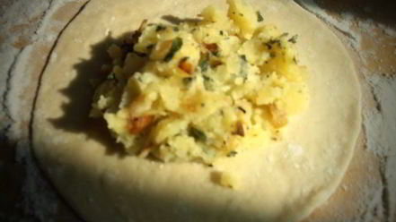 Рецепт картофельных чебуреков для постящихся