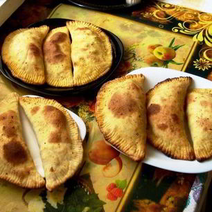 Рецепт Крымских печеных Чебуреков