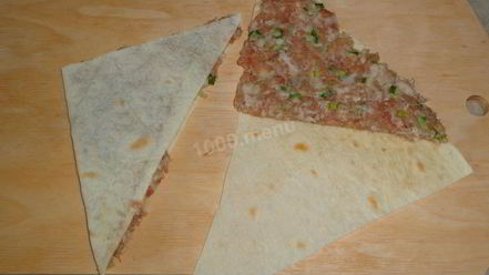 Рецепт ленивых чебуреков из лаваша