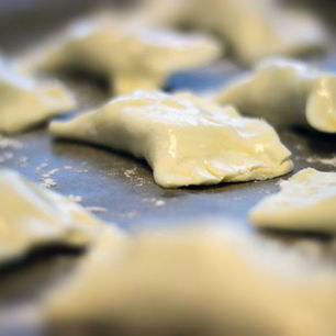 Рецепт Оригинальных постных чебуреков