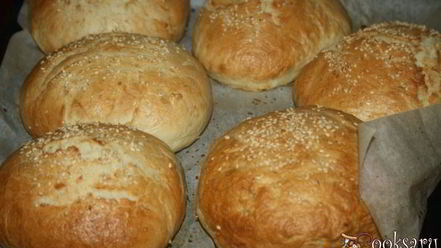 Рецепт булочек для чизбургеров