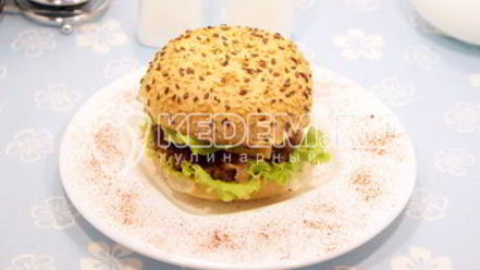 Рецепт чизбургера с беконом