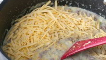 Рецепт чизбургера-супа с фаршем