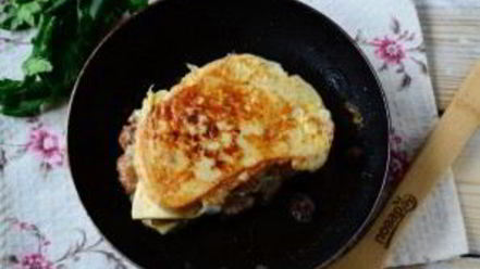 Рецепт чизбургера во французском тосте