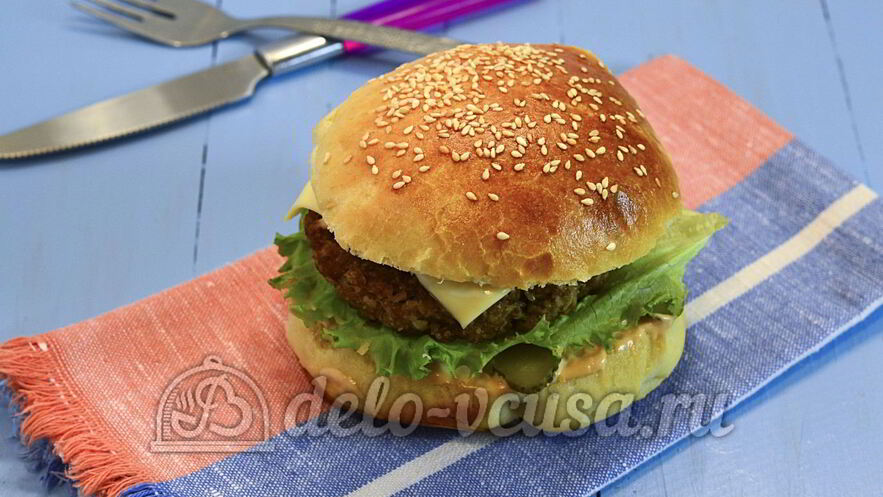 Рецепт домашнего чизбургера