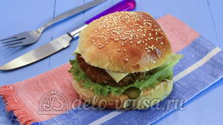 Рецепт домашнего чизбургера