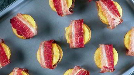 Рецепт канапе чизбургер