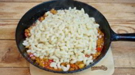 Рецепт макарон чизбургер