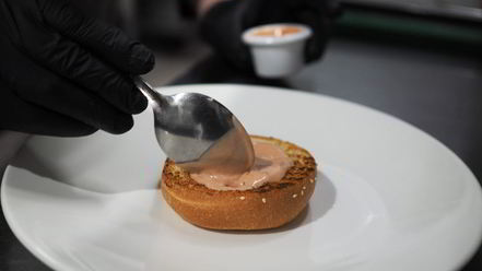 Рецепт мраморного чизбургера