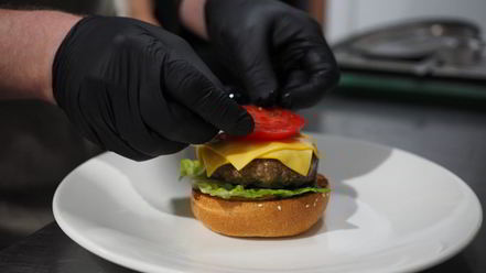 Рецепт мраморного чизбургера