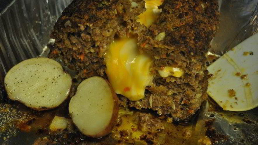 Рецепт мясного хлеба-чизбургера