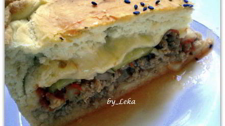 Рецепт мясного пирога чизбургер