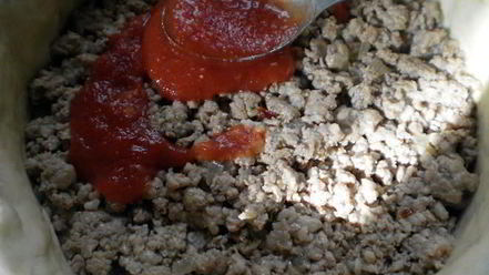 Рецепт мясного пирога чизбургер