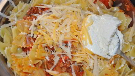 Рецепт запеченной пасты чизбургер