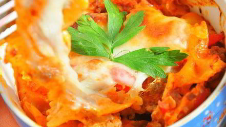 Рецепт запеченной пасты чизбургер