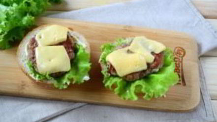 Рецепт завтрака в чизбургере