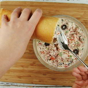 Рецепт Фаршированного багета