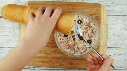 Рецепт Фаршированного багета