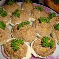 Рецепт Фаршированных печеночных яиц