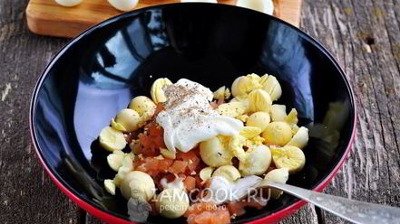 Рецепт фаршированных перепелиных яиц