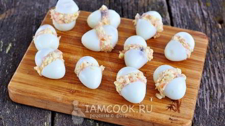 Рецепт фаршированных перепелиных яиц