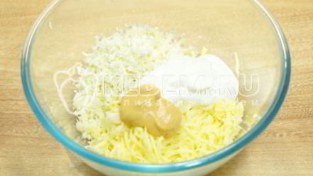 Рецепт фаршированных яиц дед мороз