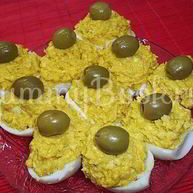 Рецепт Фаршированных яиц икрой минтая