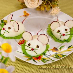 Рецепт Фаршированных яиц Крысята