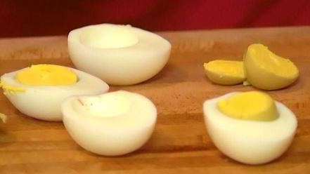 Рецепт фаршированных яиц мимоза