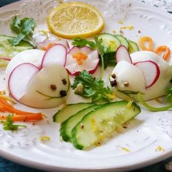 Рецепт Фаршированных яиц Мышки