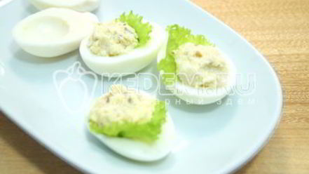 Рецепт фаршированных яиц на праздничный стол
