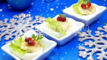 Рецепт фаршированных яиц на праздничный стол