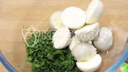 Рецепт фаршированных яиц с икорно-горчичной начинкой