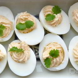 Рецепт Фаршированных яиц с икрой трески, минтая