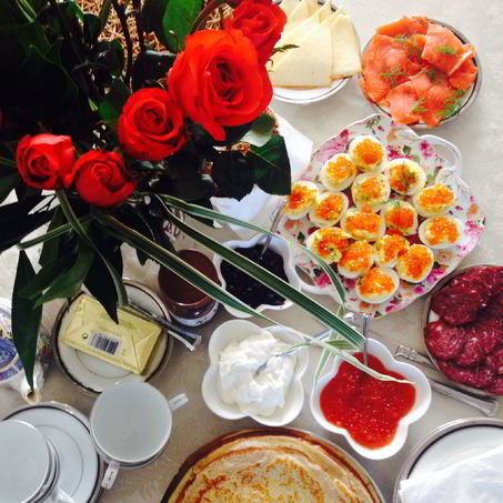 Рецепт Фаршированных яиц с икрой