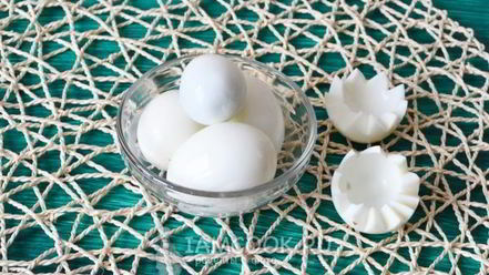 Рецепт фаршированных яиц цыплята