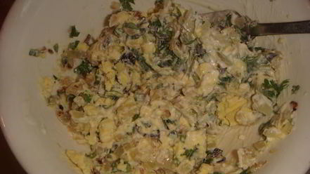 Рецепт фаршированных яиц завтрак на траве