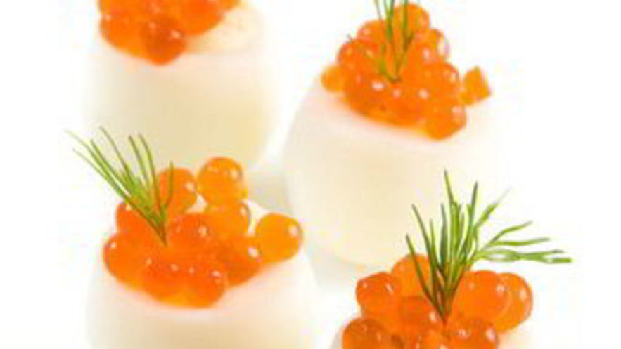Рецепт яиц, фаршированных икрой