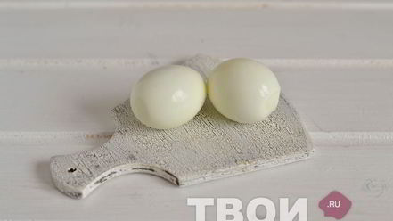 Рецепт яиц, фаршированных крабовым салатом